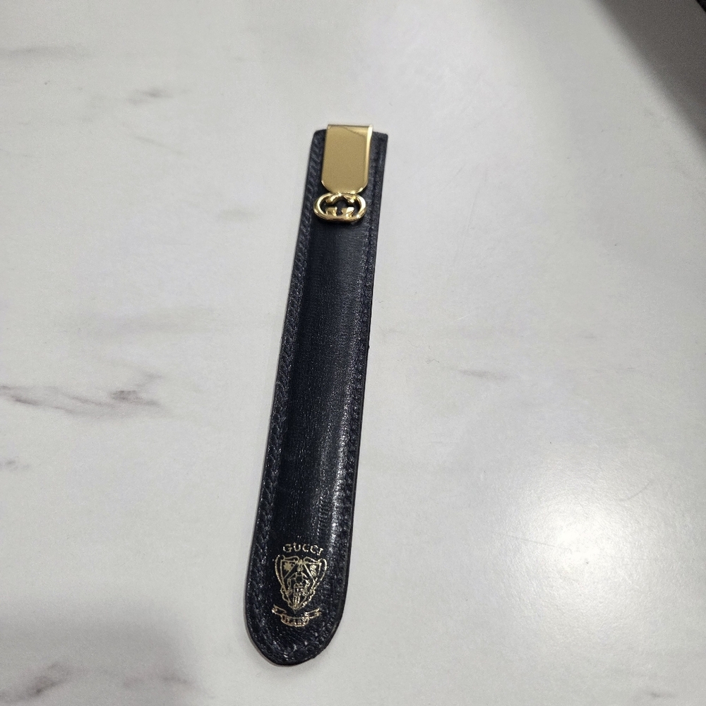 Gucci gold cast metal letter opener